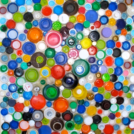 recycled plastic art