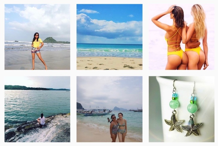 Beach Inspired images from Instagram including sea green starfish earrings